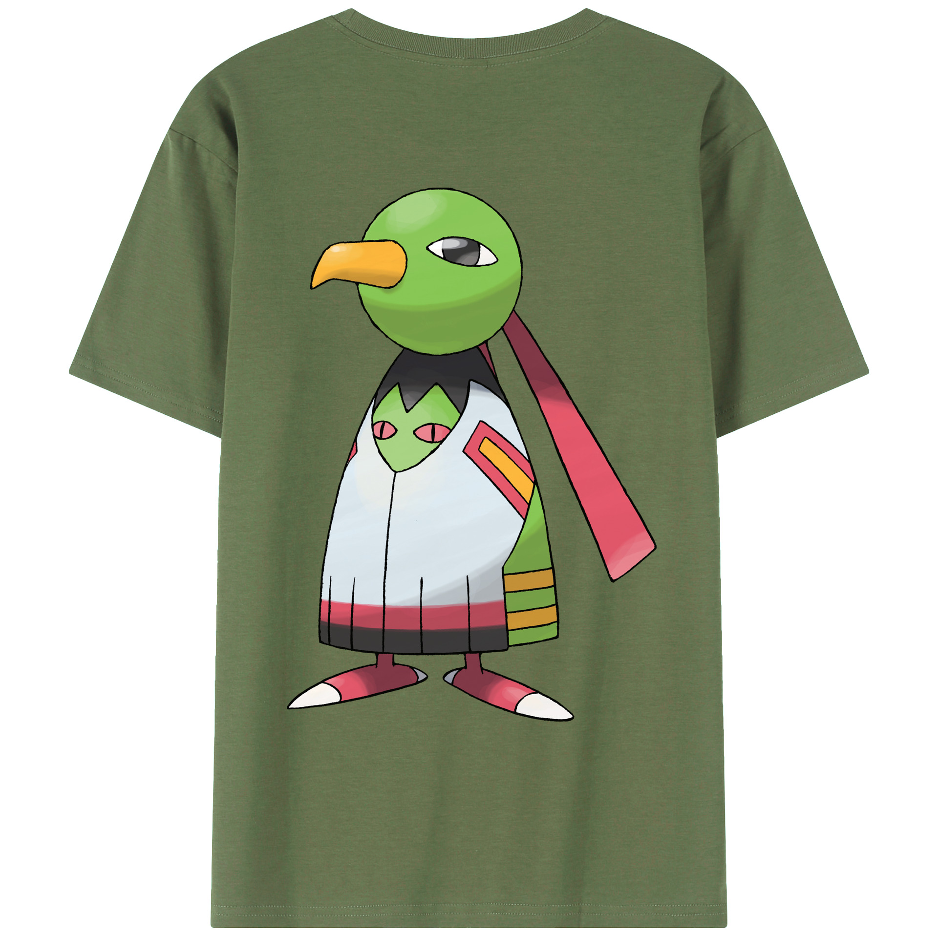 （画像用） ポケットモンスター Pokémon 綿100％ メンズ半袖Tシャツ（バックプリント） 通気性